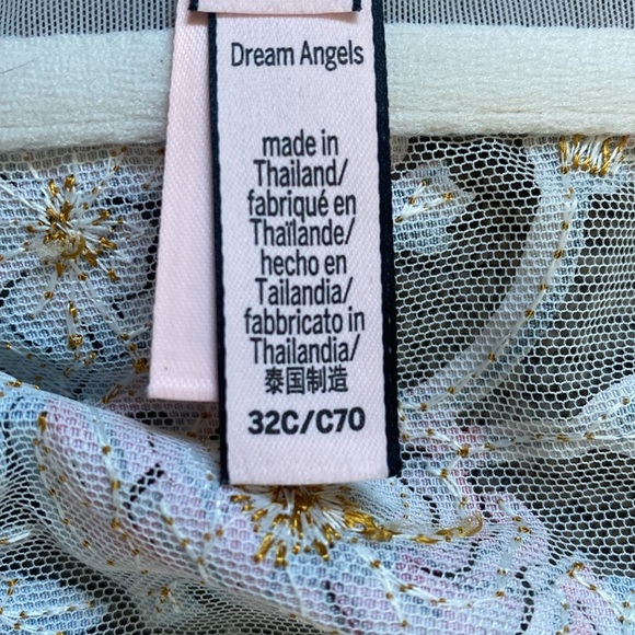 Victorias Secret Dream Angels Bustier floral lace sz 32C - Picture 10 of 11